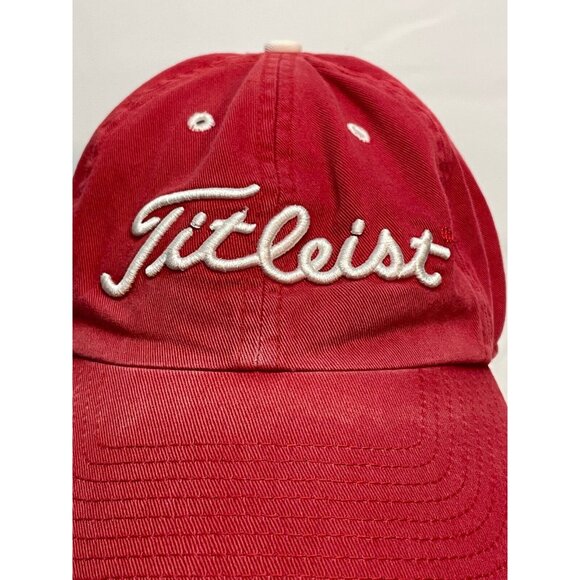 MLB Washington Nationals Baseball Titleist Golf hat cap 7" strap back red - Picture 8 of 8